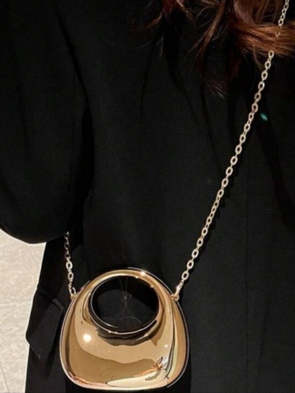 Mini Crossbody Bag with Chain Strap (Gold 💛)
